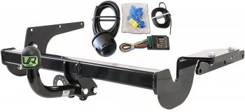 Umbra Rimorchi Fixed Swan Neck Towbar with 7 pin Bypass Relay for ...