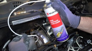 Wurth Diesel Particulate Filter Cleaner - YouTube